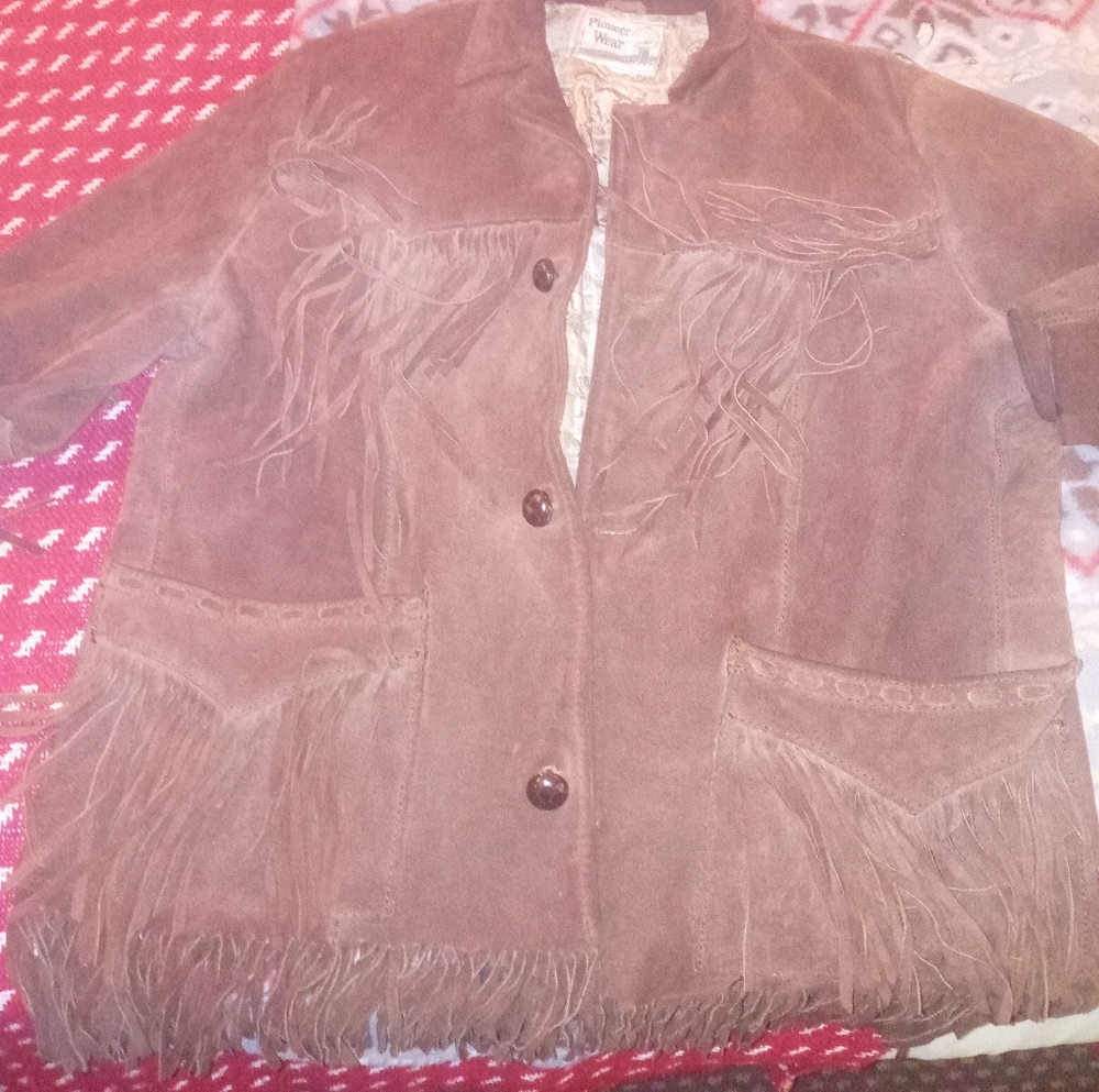 Pioneer Wear Leather Fringe Jacket